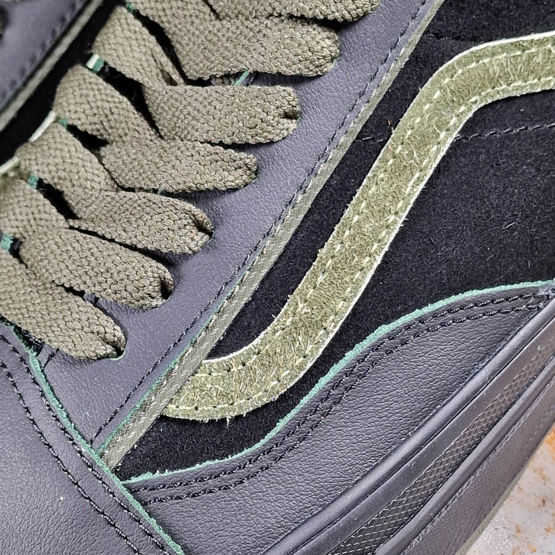 Vans Clothing & Shoes Vans x Willow Skate Old Skool Wafflecup Shoes Green / Black
