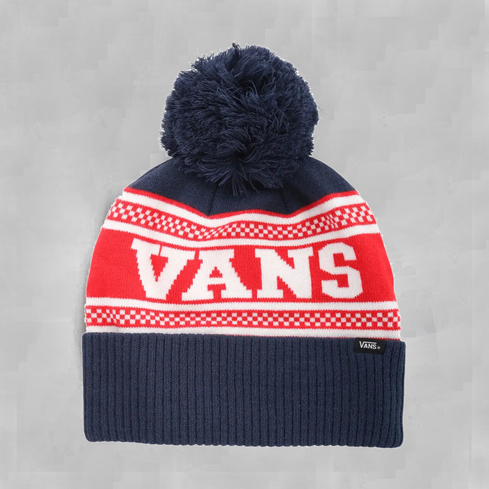 Vans Check Pom Beanie Dress Blues