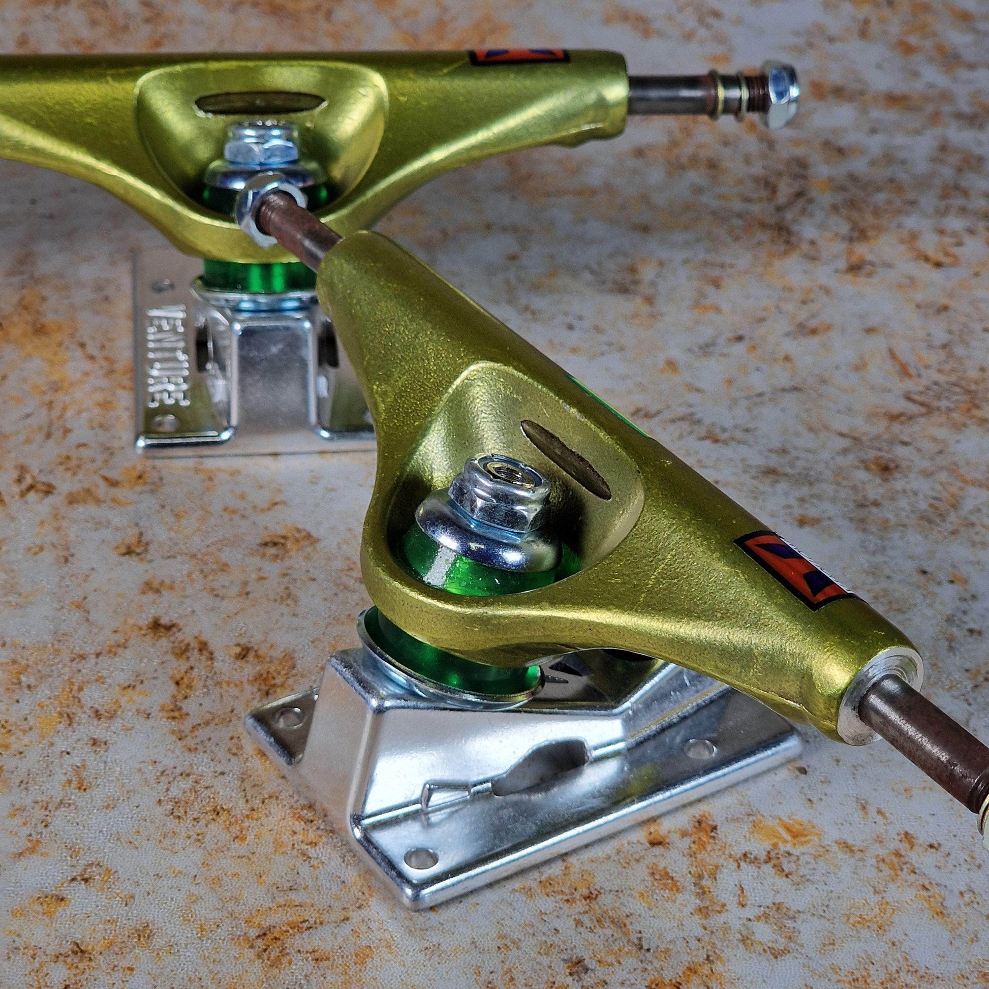 Venture Skateboards Anodized Yellow / Polished / 5.6 Venture Pro V-Hollow Shake Junt x Venture Skateboard Trucks Pair