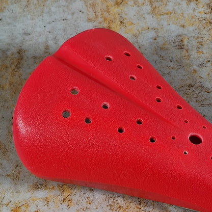 Viscount Old School BMX Viscount Dominator Seat Red Used w/ Faded Rear