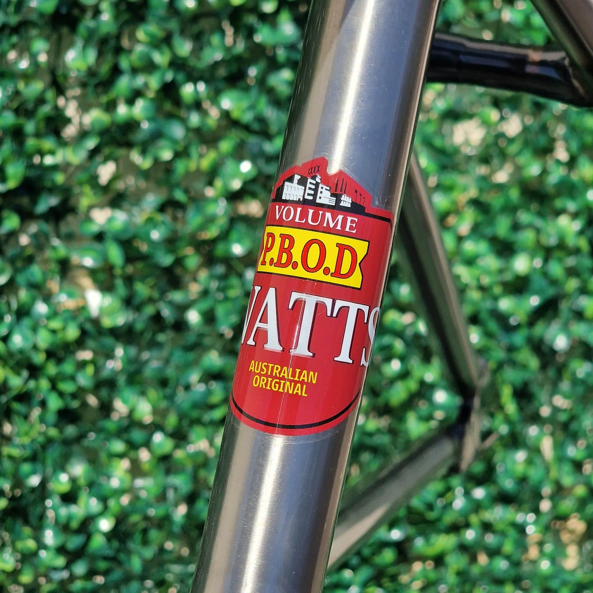 Volume BMX BMX Parts Volume Bikes Jason Watts Smoko Frame Polished Raw