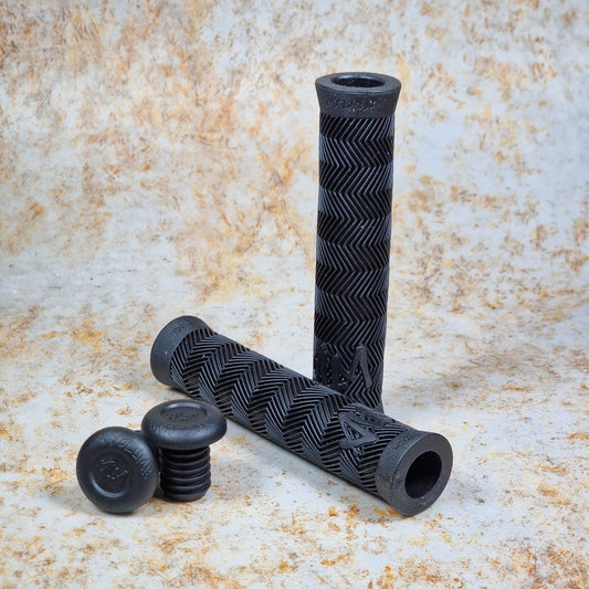 Volume BMX BMX Parts Black Volume VLM Flangeless Grips