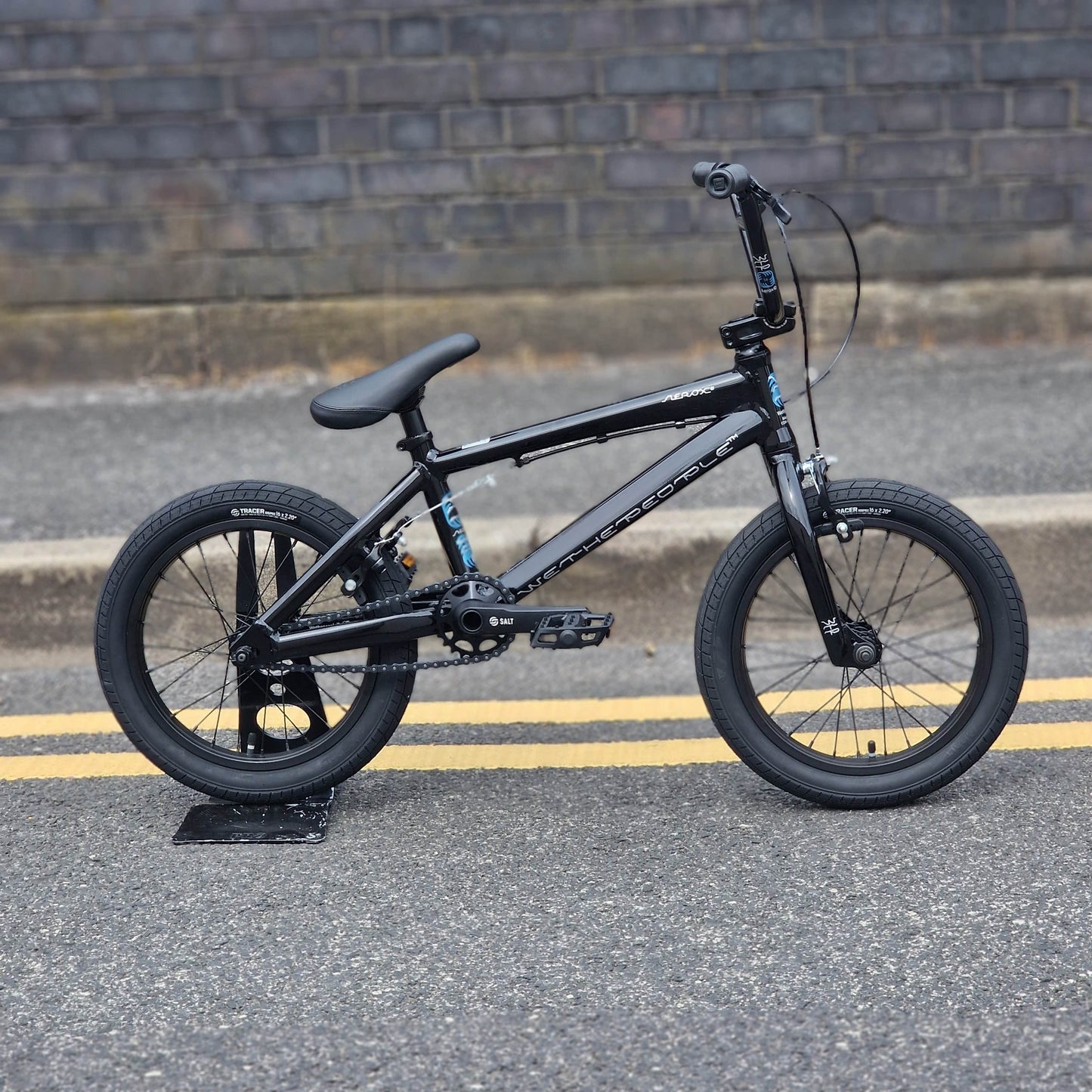 We The People BMX Bikes Black We The People Aerox 16 inch Bike Black