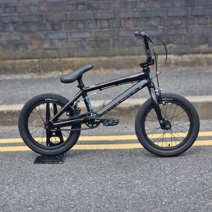 We The People BMX Bikes Black We The People Aerox 16 inch Bike Black