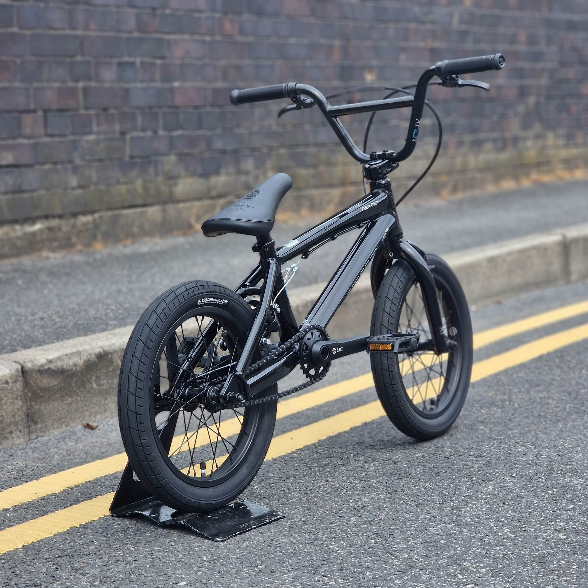 We The People BMX Bikes Black We The People Aerox 16 inch Bike Black