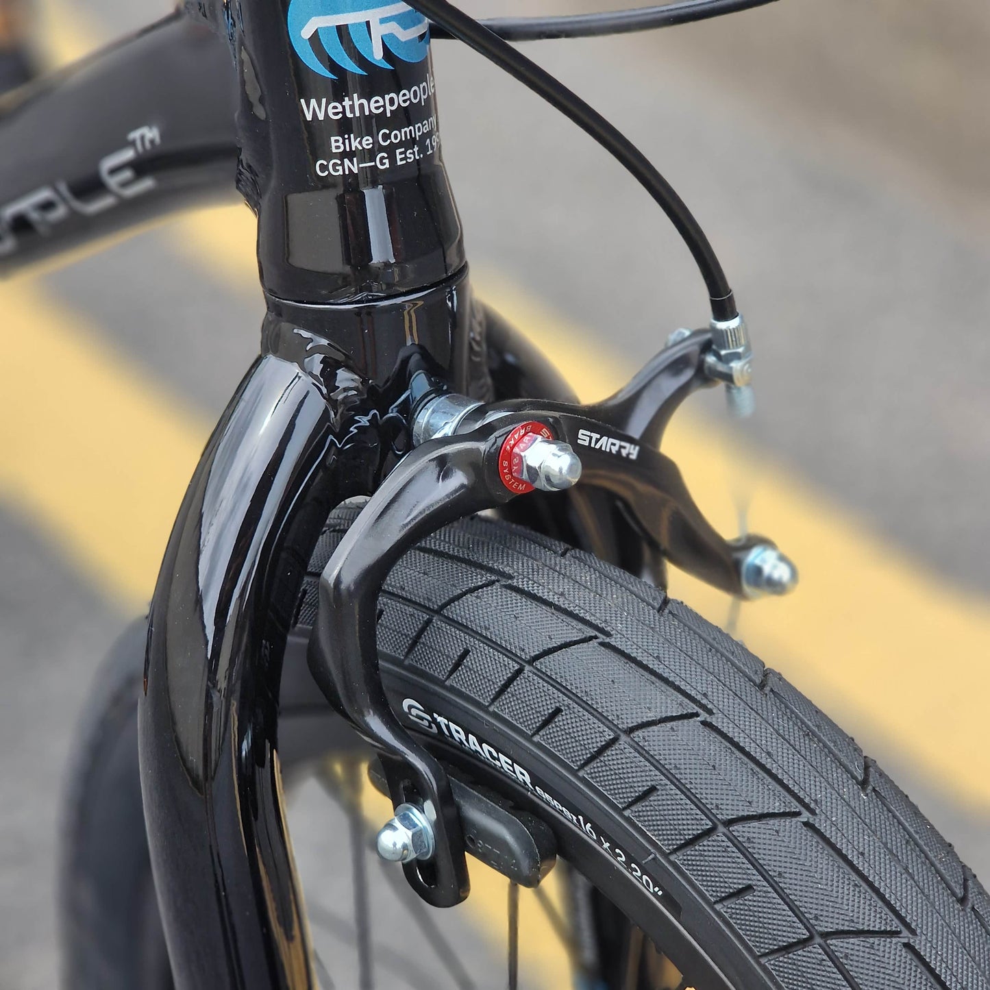 We The People BMX Bikes Black We The People Aerox 16 inch Bike Black