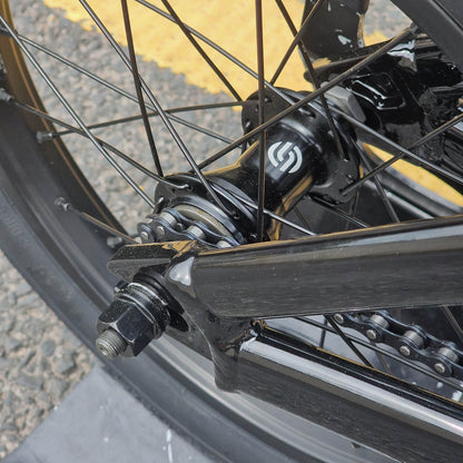 We The People BMX Bikes Black We The People Aerox 16 inch Bike Black