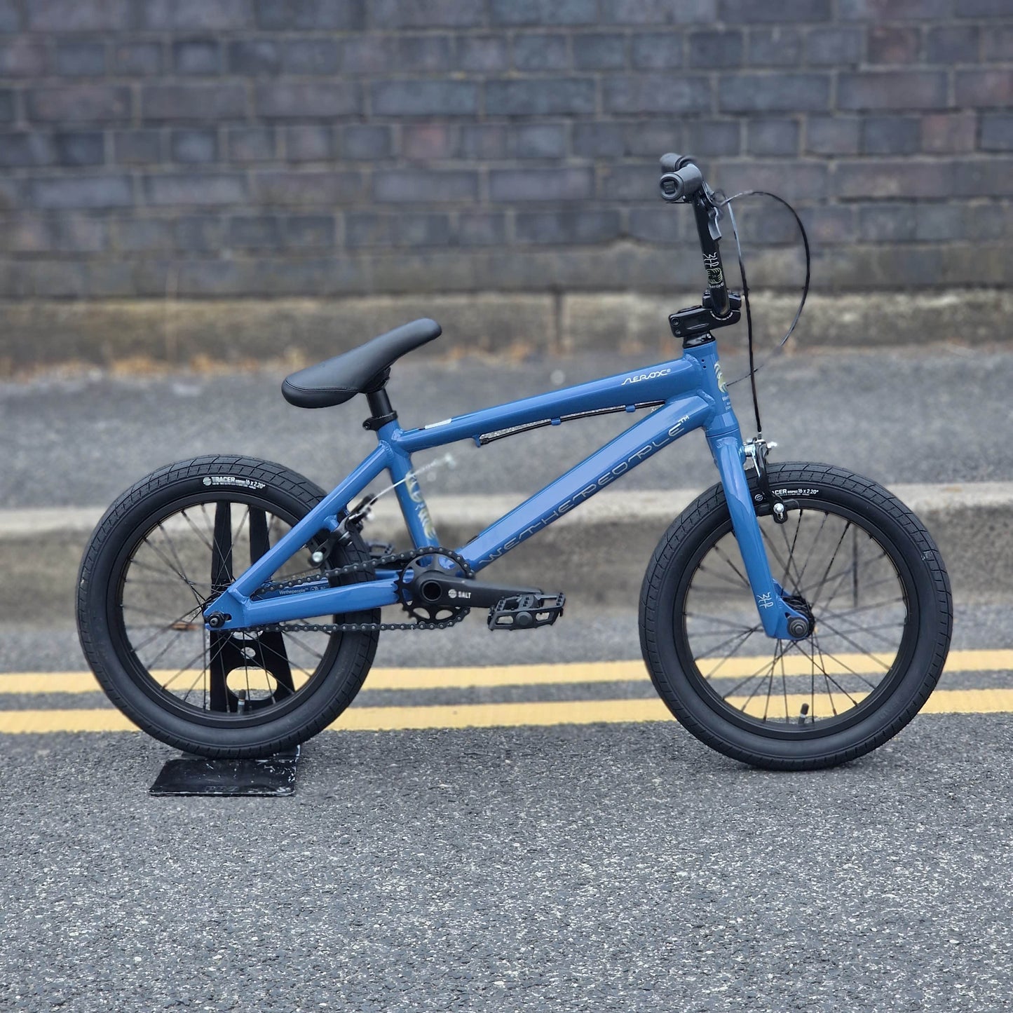 We The People BMX Bikes Midnight Blue Metallic We The People Aerox 16 inch Bike Midnight Blue Metallic