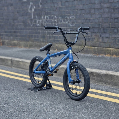 We The People BMX Bikes Midnight Blue Metallic We The People Aerox 16 inch Bike Midnight Blue Metallic