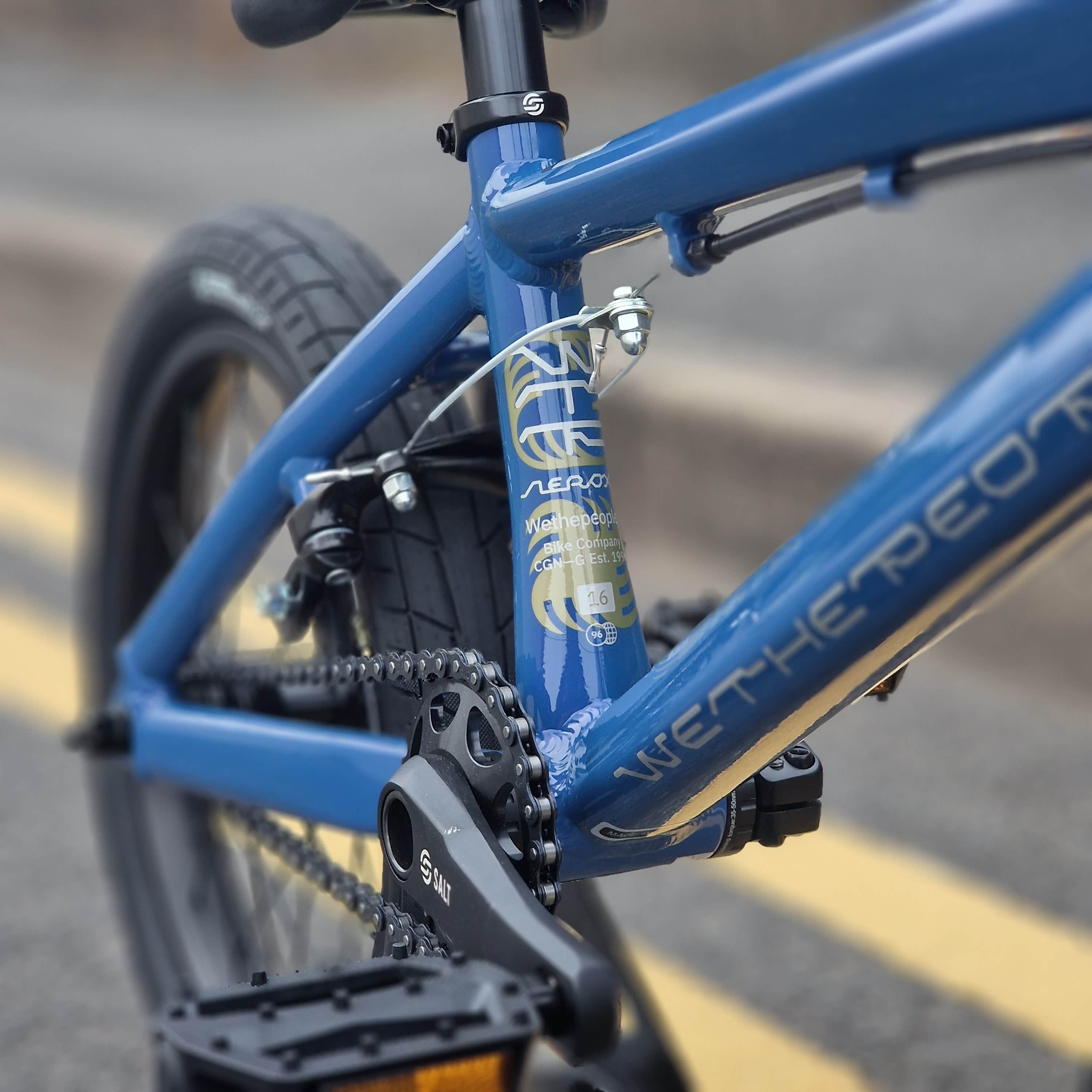 We The People Aerox 16 inch BMX Bike Midnight Blue | Alans BMX