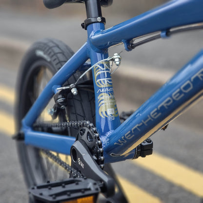 We The People BMX Bikes Midnight Blue Metallic We The People Aerox 16 inch Bike Midnight Blue Metallic