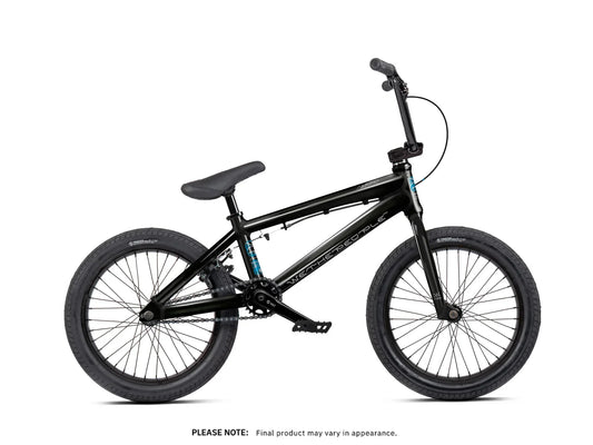 We The People BMX Bikes Black We The People Aerox 18 inch Bike Black