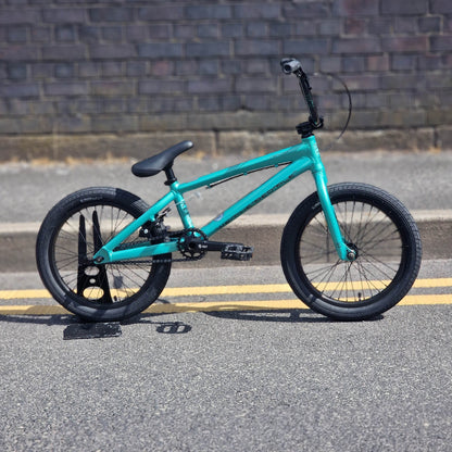 We The People BMX Bikes Cool Green Metallic We The People Aerox 18 inch Bike Cool Green Metallic
