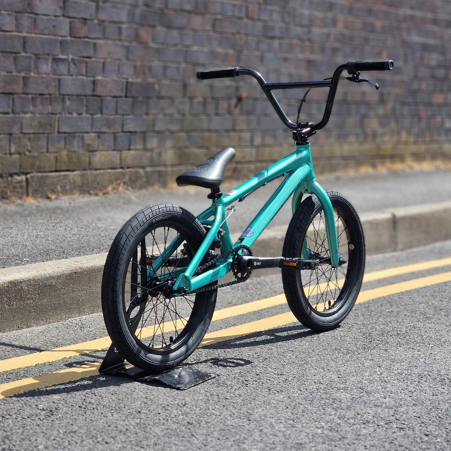 We The People BMX Bikes Cool Green Metallic We The People Aerox 18 inch Bike Cool Green Metallic