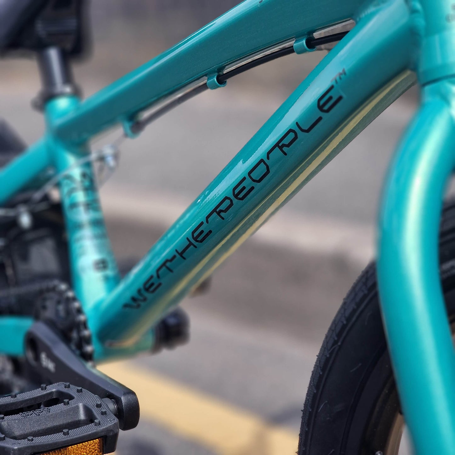 We The People BMX Bikes Cool Green Metallic We The People Aerox 18 inch Bike Cool Green Metallic