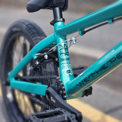 We The People BMX Bikes Cool Green Metallic We The People Aerox 18 inch Bike Cool Green Metallic