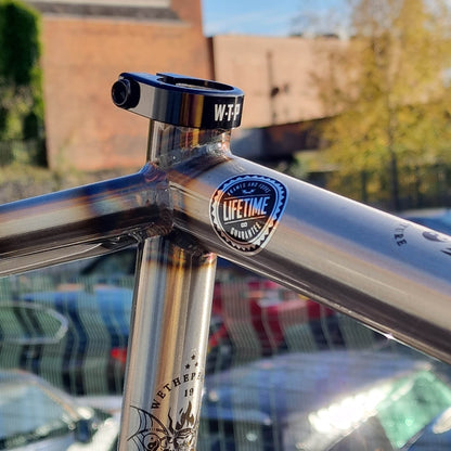 We The People BMX Parts Glossy Raw / 22.25 We The People Chaos Machine 22 Inch Tyson Jones-Peni Signature Frame Gloss Raw