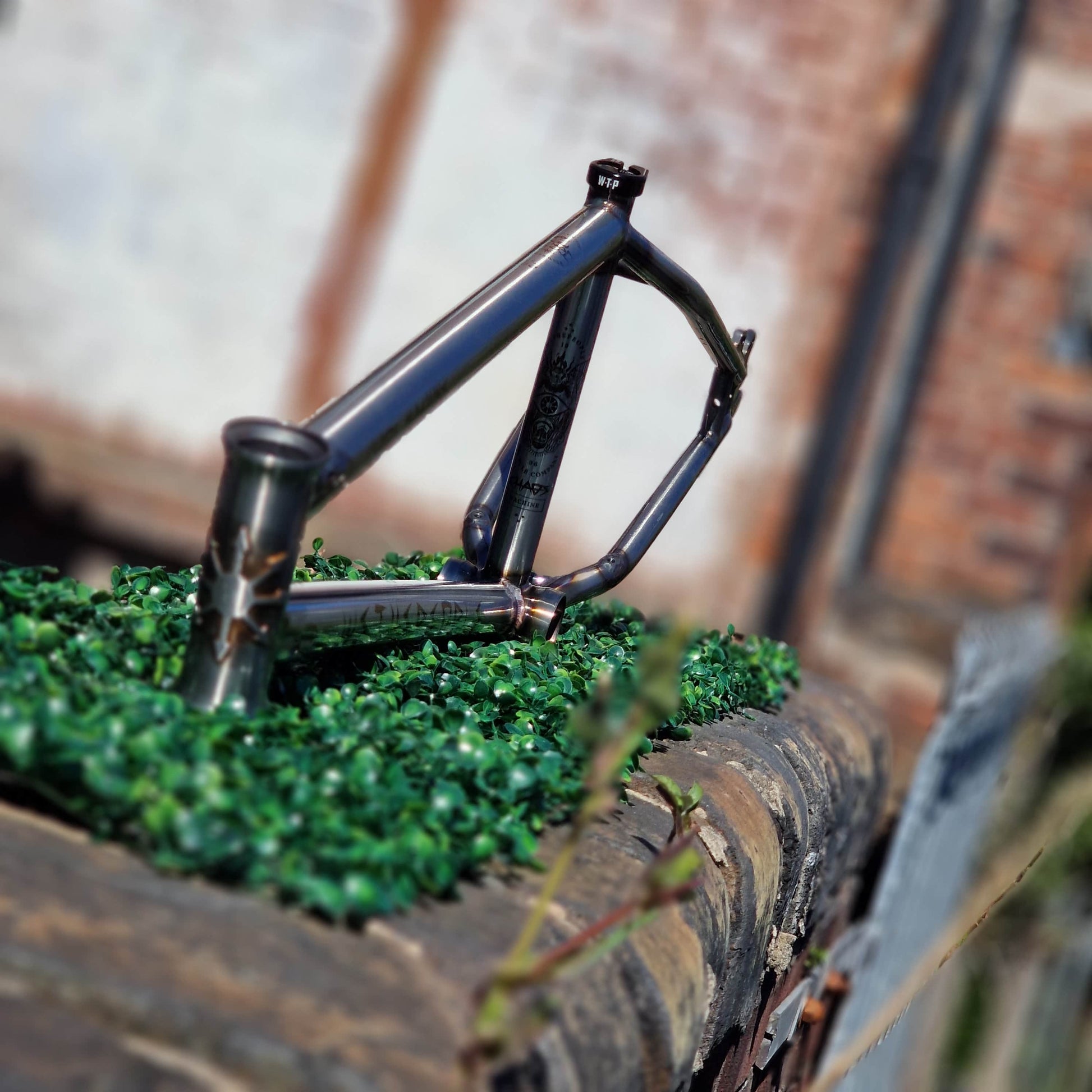 We The People BMX Parts Glossy Raw / 22.25 We The People Chaos Machine 22 Inch Tyson Jones-Peni Signature Frame Gloss Raw