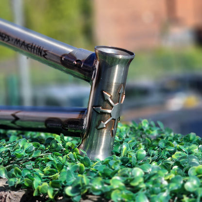 We The People BMX Parts Glossy Raw / 22.25 We The People Chaos Machine 22 Inch Tyson Jones-Peni Signature Frame Gloss Raw