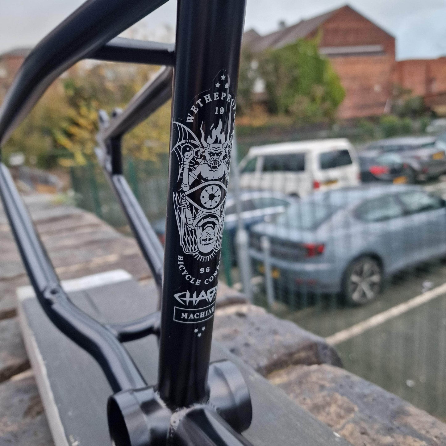 We The People BMX Parts We The People Chaos Machine Tyson Jones-Peni Signature Frame Black