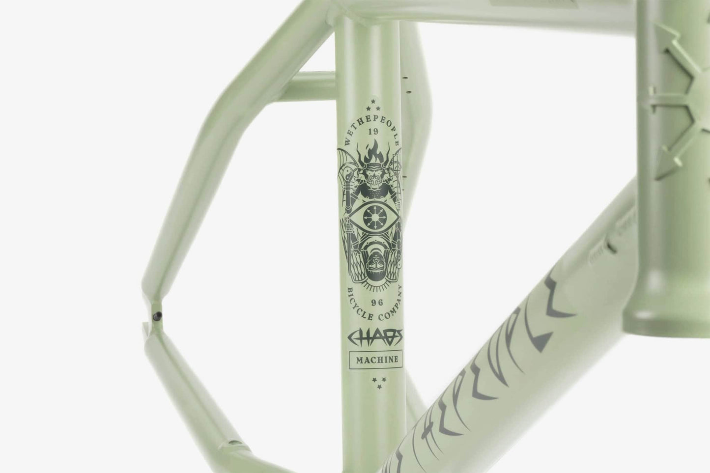 We The People BMX Parts We The People Chaos Machine Tyson Jones-Peni Signature Frame Matt Moss Green
