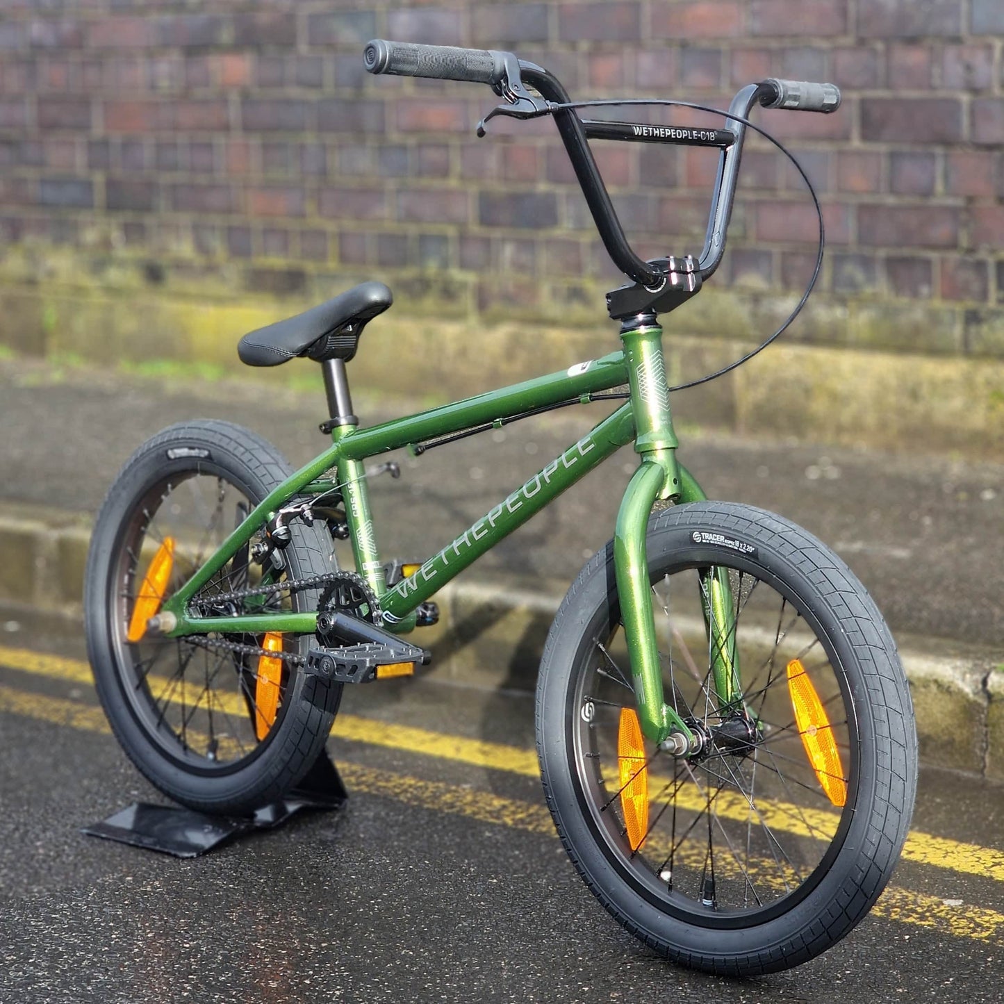 We The People BMX Bikes Goblin Green We The People CRS 18 Inch Bike Goblin Green
