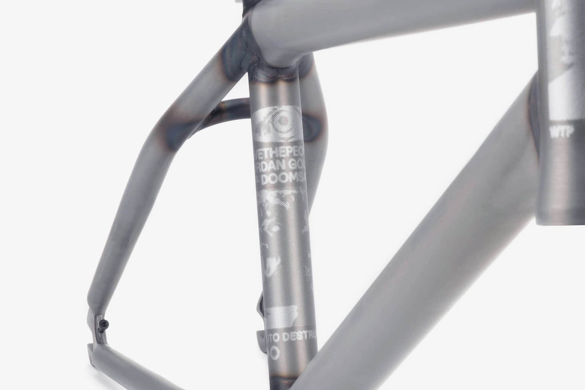 We The People BMX Parts We The People Doomsayer Jordan Godwin Frame Matt Translucent Grey