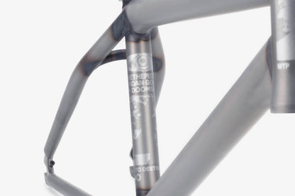 We The People BMX Parts We The People Doomsayer Jordan Godwin Frame Matt Translucent Grey