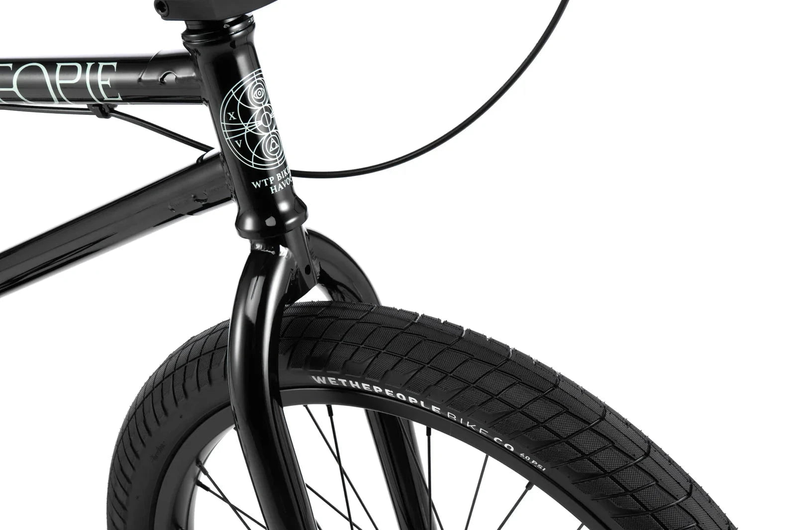 We The People Havoc 22 Inch BMX Bike Black Alans BMX