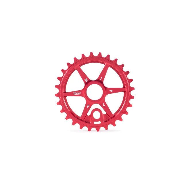 We The People BMX Parts 25T / Red We The People Patrol Sprocket Polished