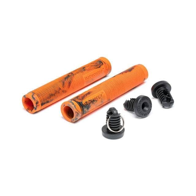 We The People BMX Parts Orange/Black Swirl We The People Perfect Grips