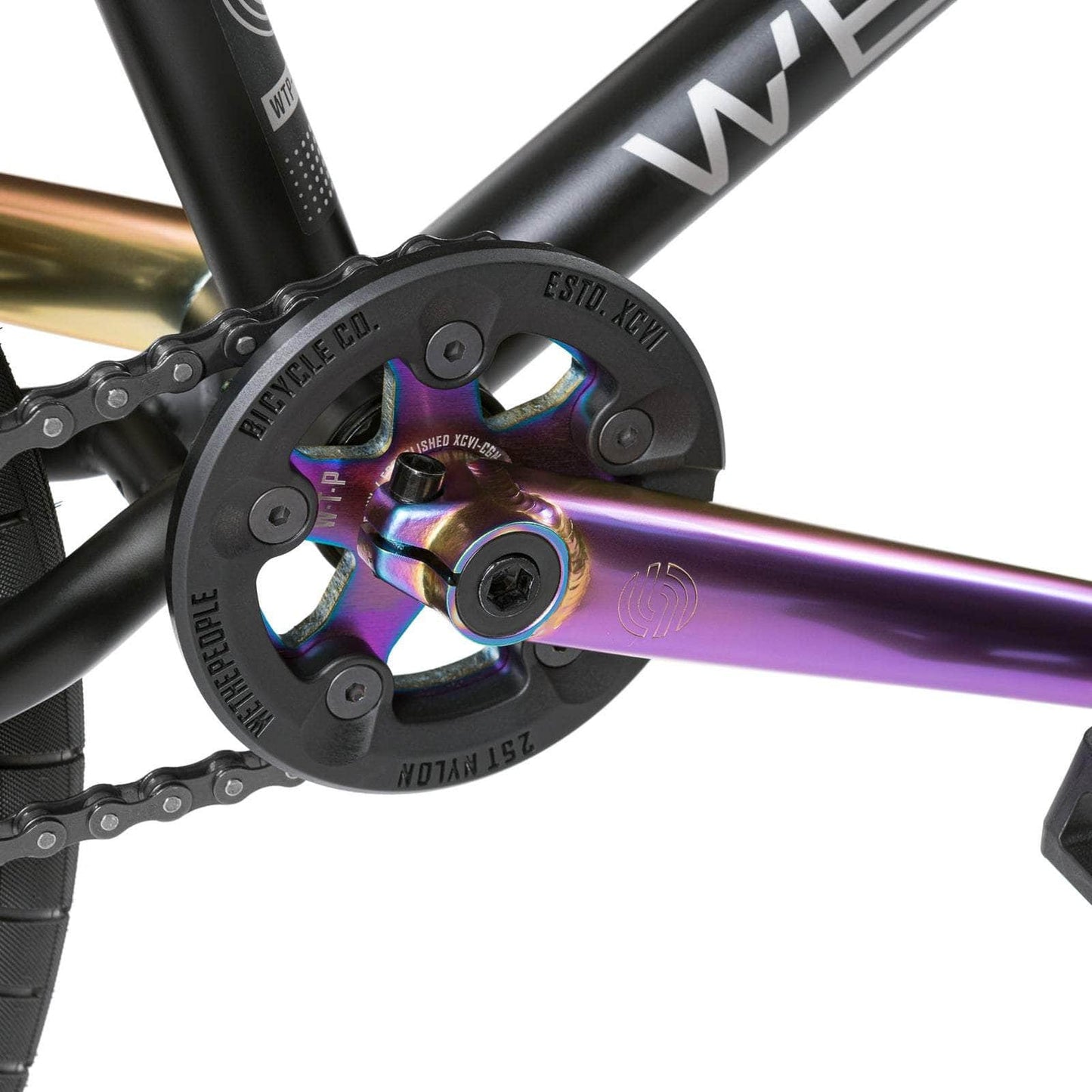 We The People BMX Bikes 20.75 / Matt Black We The People Reason 20.75" TT Bike Matt Black