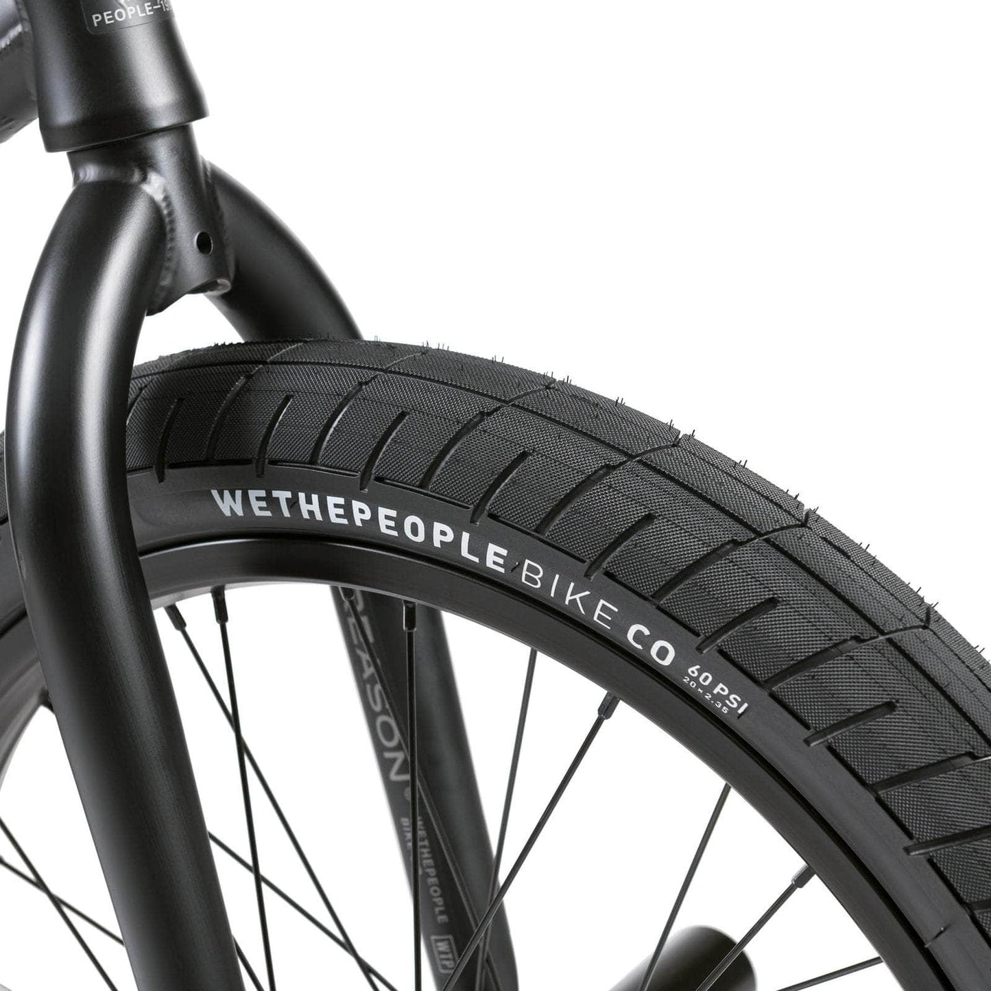 We The People BMX Bikes 20.75 / Matt Black We The People Reason 20.75" TT Bike Matt Black