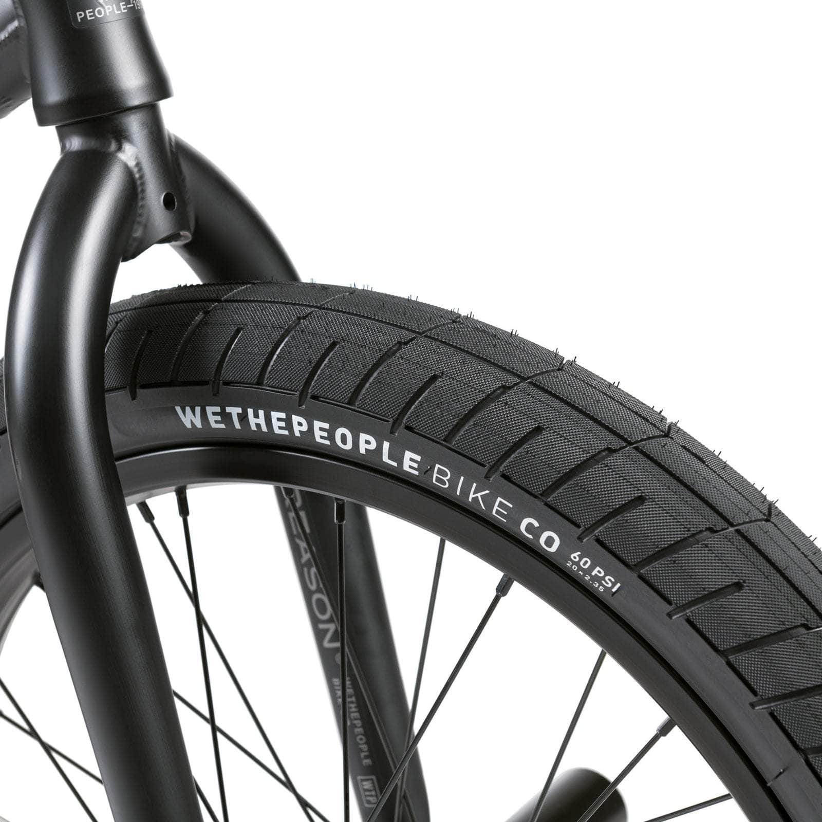 We The People BMX Bikes 20.75 / Matt Black We The People Reason 20.75" TT Bike Matt Black