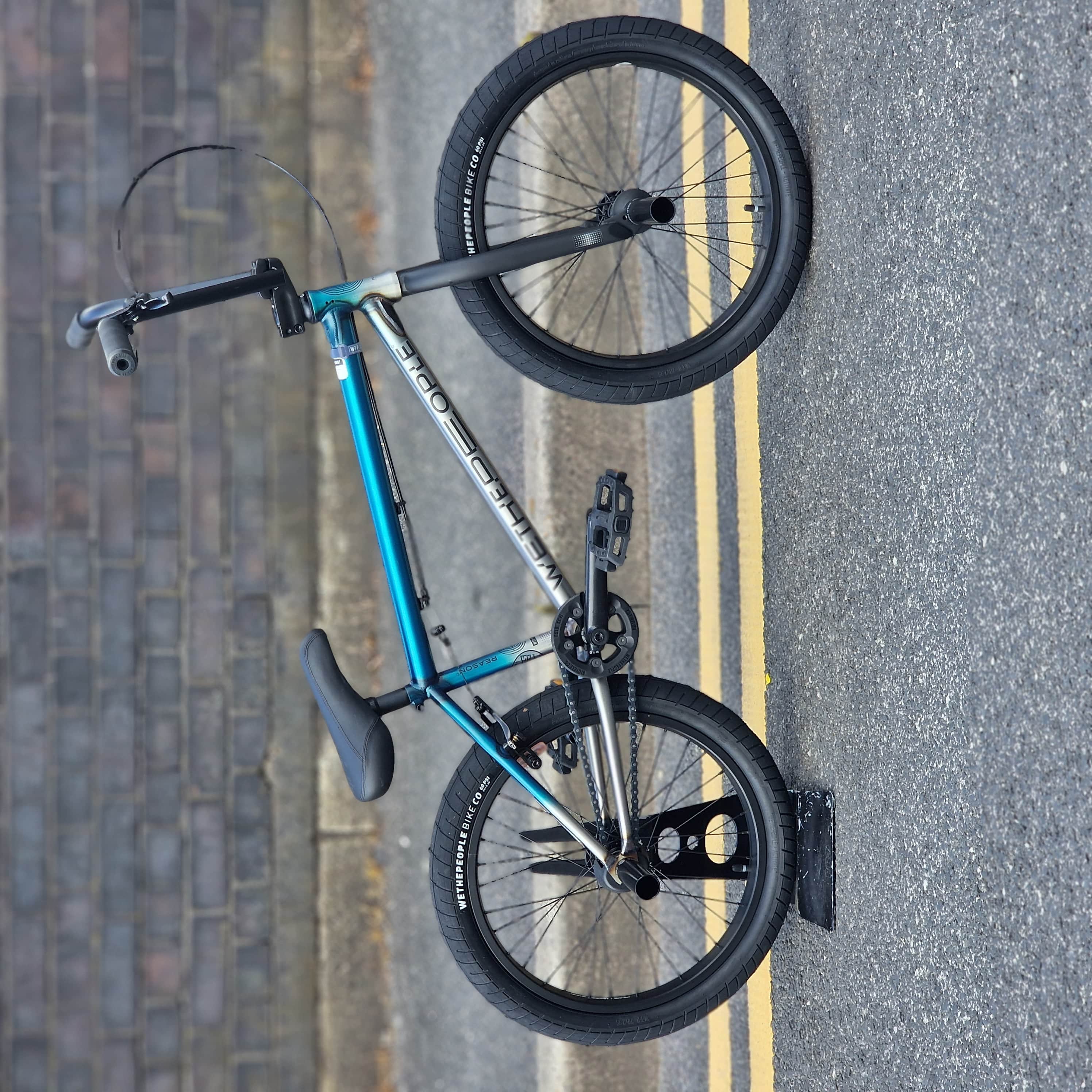 We The People Reason BMX Bike Matt Trans Teal / Raw Fade | Alans BMX