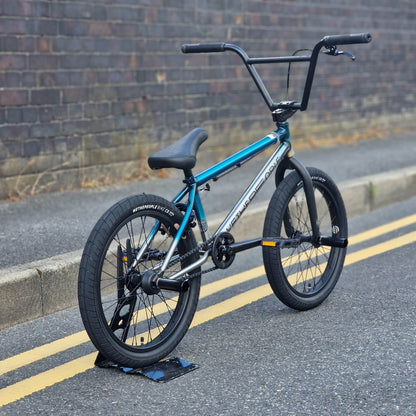 We The People BMX Bikes 20.75 / Matt Translucent Teal Raw Fade We The People Reason 20.75" TT Bike Matt Trans Teal / Raw Fade