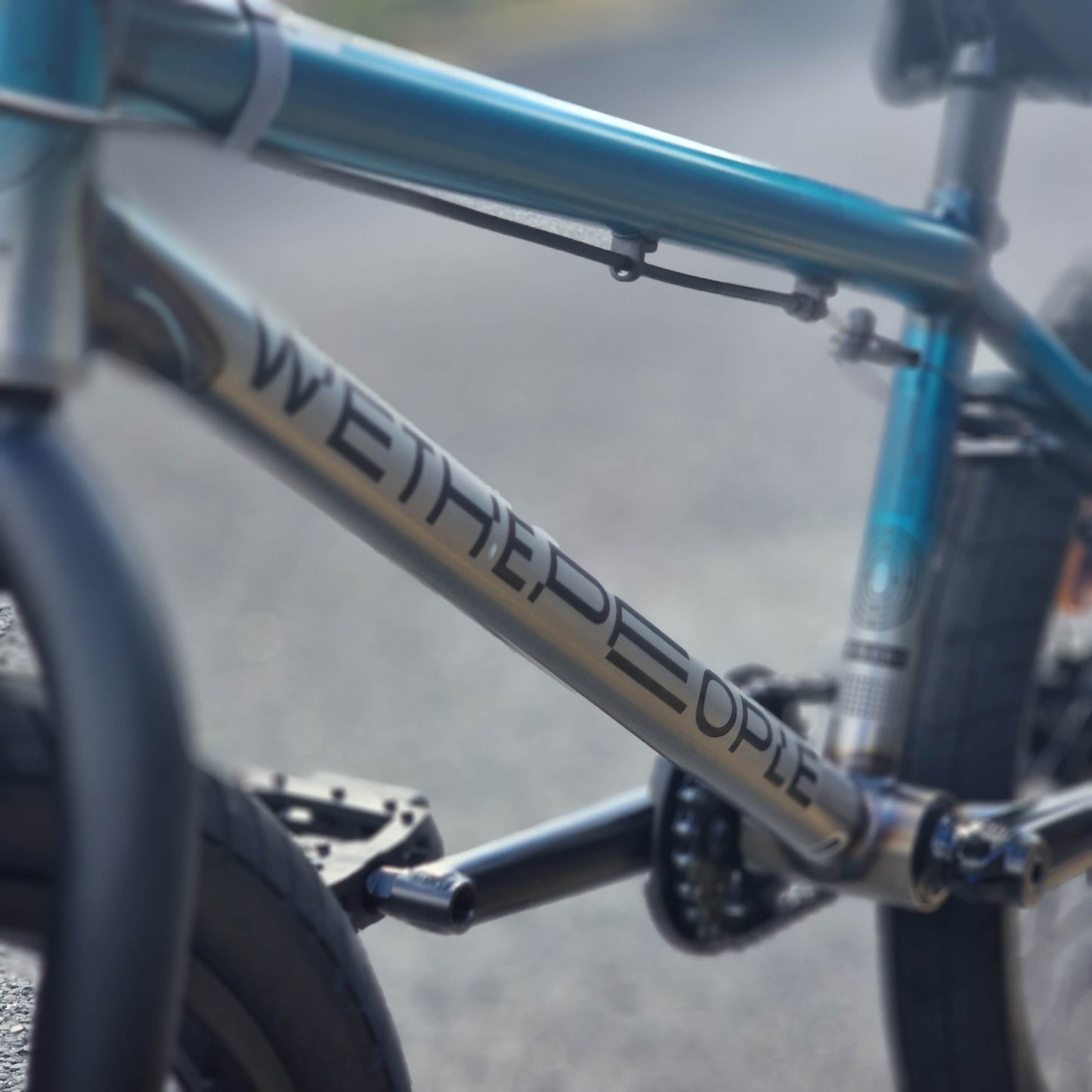We The People BMX Bikes 20.75 / Matt Translucent Teal Raw Fade We The People Reason 20.75" TT Bike Matt Trans Teal / Raw Fade