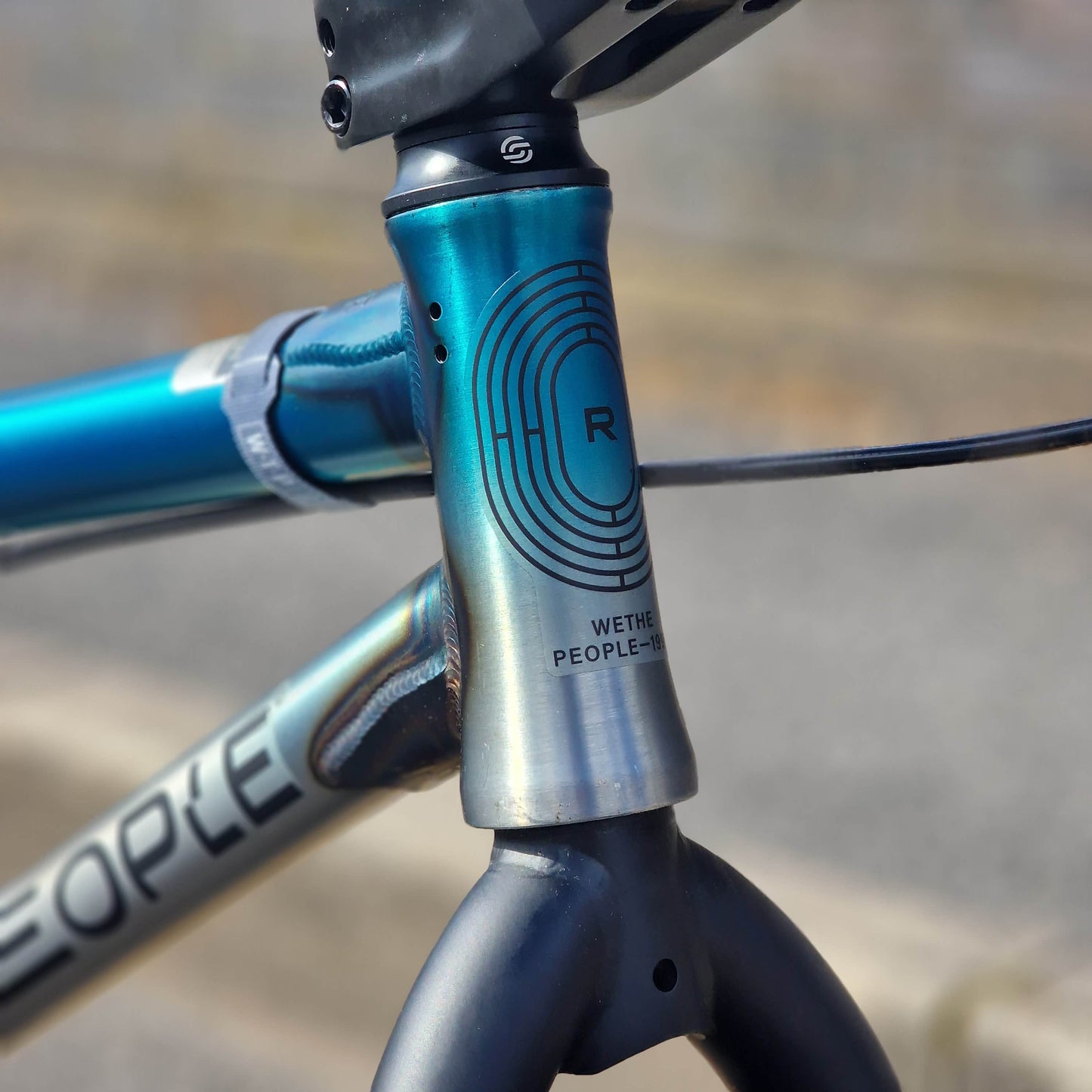We The People BMX Bikes 20.75 / Matt Translucent Teal Raw Fade We The People Reason 20.75" TT Bike Matt Trans Teal / Raw Fade