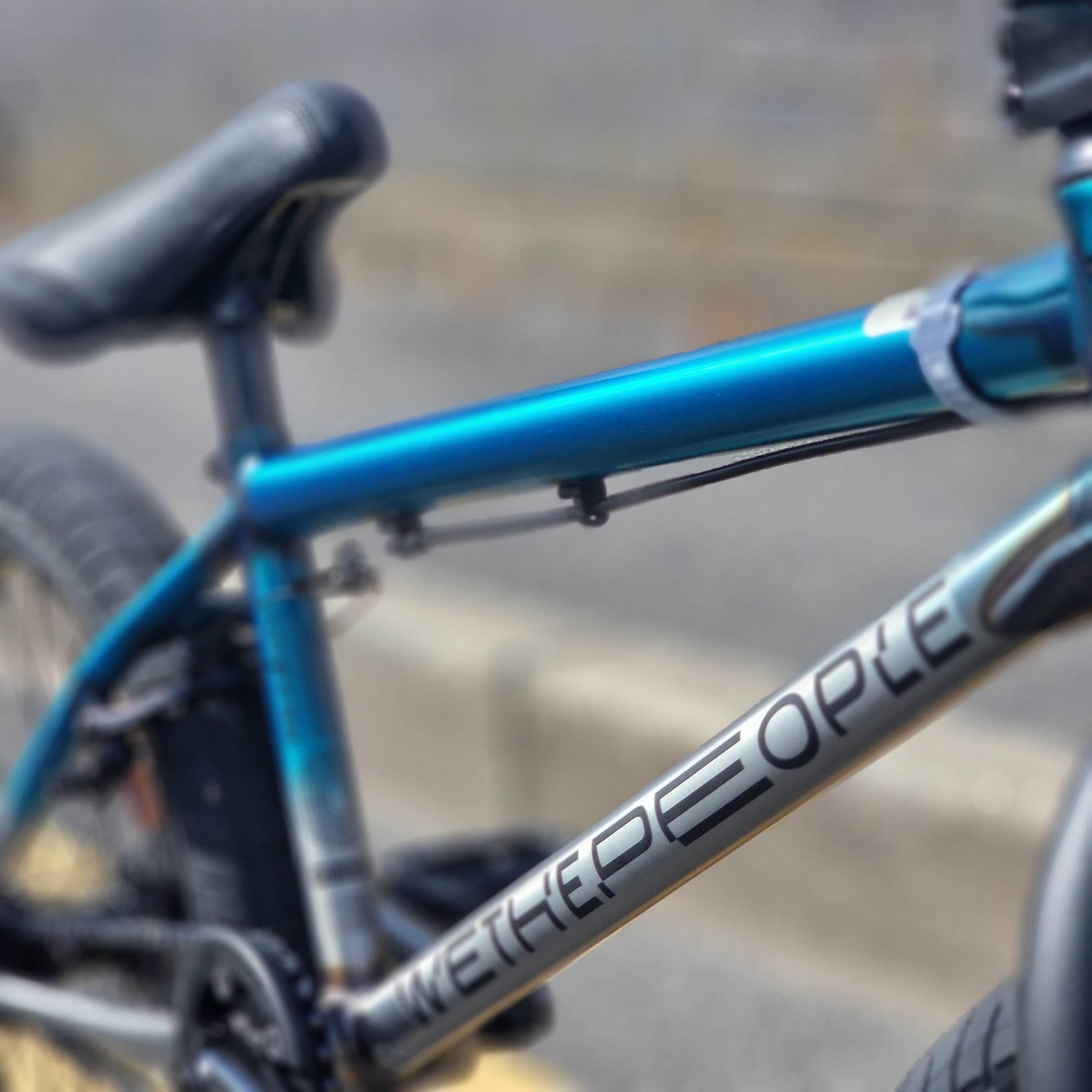 We The People BMX Bikes 20.75 / Matt Translucent Teal Raw Fade We The People Reason 20.75" TT Bike Matt Trans Teal / Raw Fade