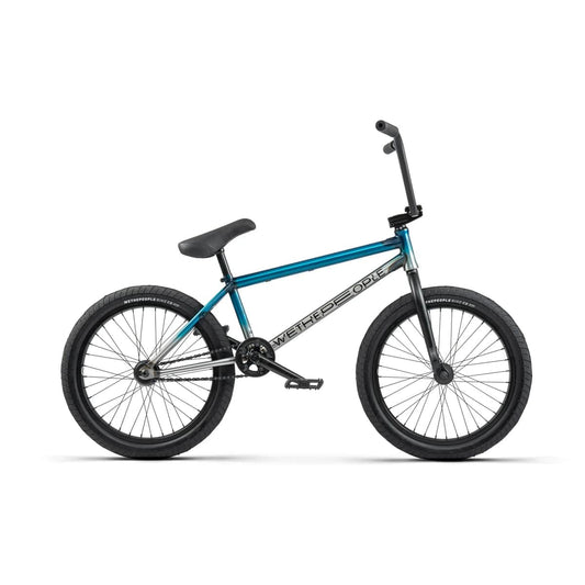 We The People BMX Bikes 20.75 / Matt Translucent Teal Raw Fade We The People Reason Shift 20.75" TT Bike Matt Translucent Teal Raw Fade