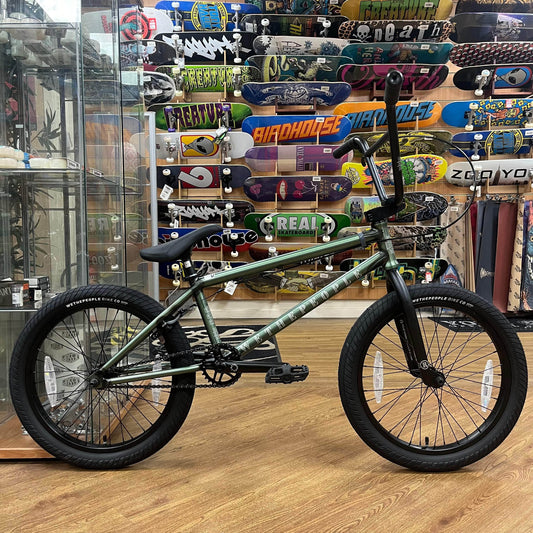 We The People BMX Bikes Matt Translucent Racing Green / 21 We The People Revolver 21" TT Bike Matt Translucent Racing Green