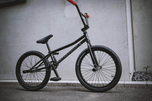 We The People BMX Bikes Black We The People Sinus Flatland Complete Bike Black