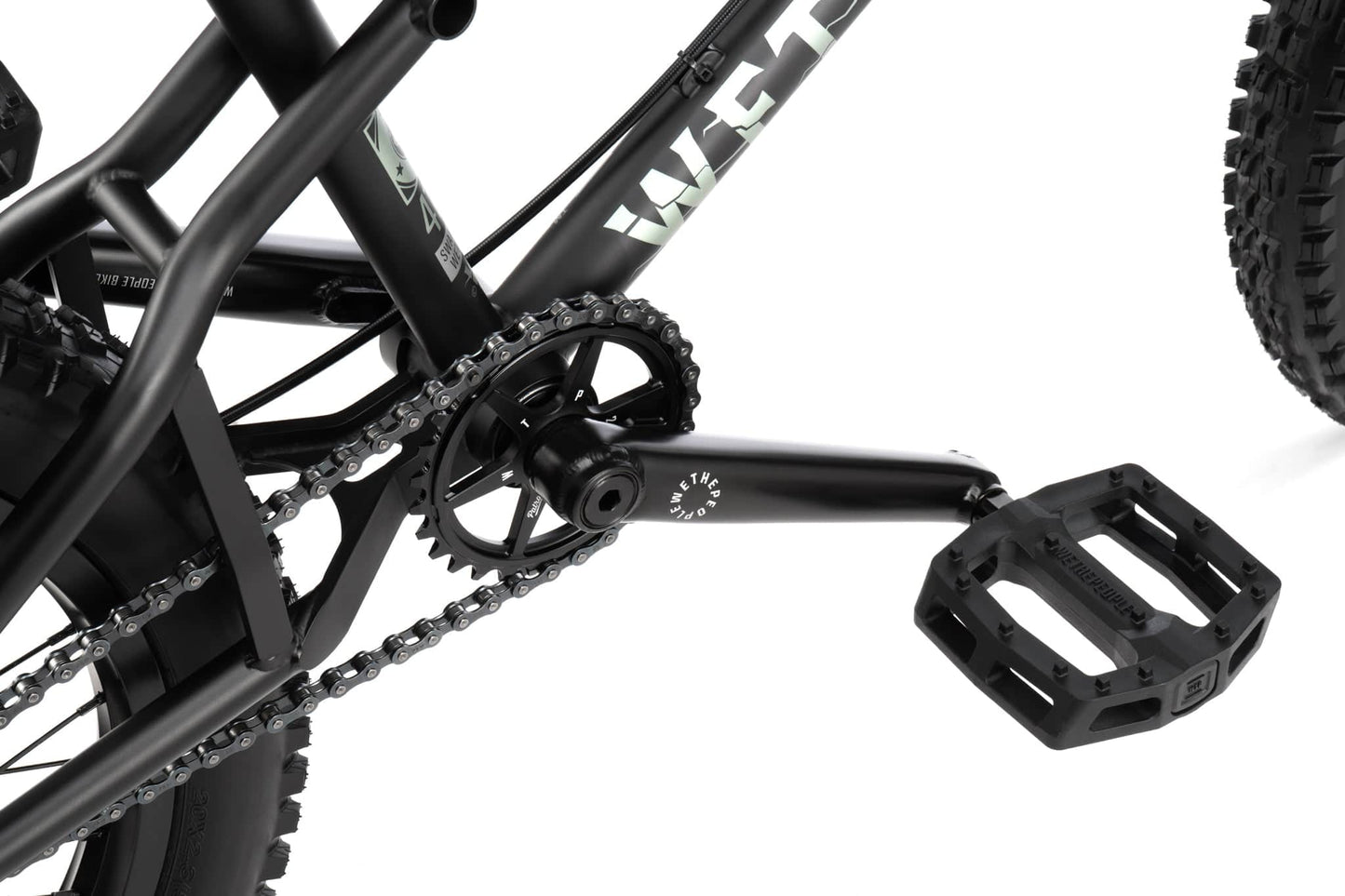 We The People BMX Bikes Matt Black / 21.25 We The People Swamp Master Suspension Bike Matt Black