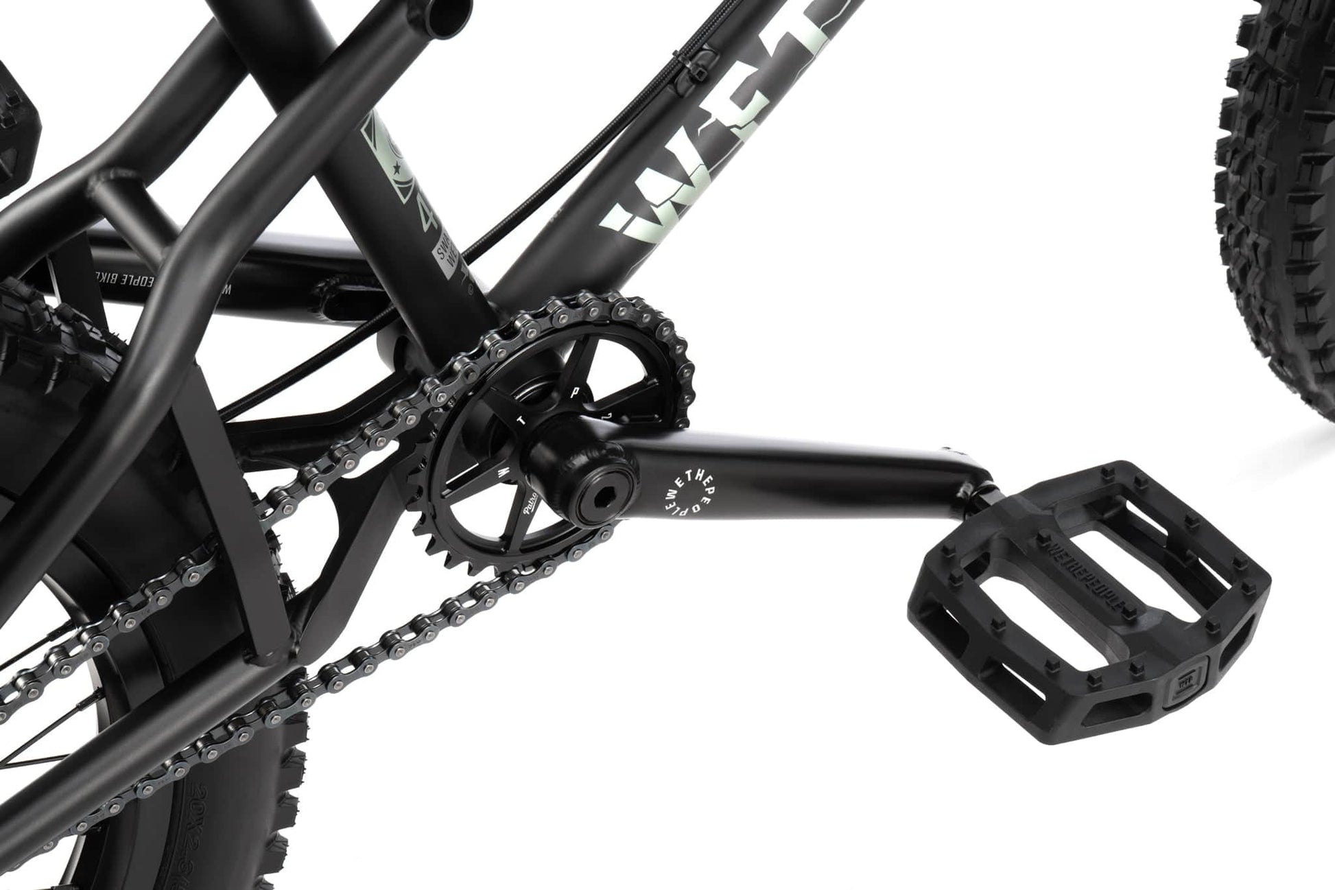 We The People BMX Bikes Matt Black / 21.25 We The People Swamp Master Suspension Bike Matt Black