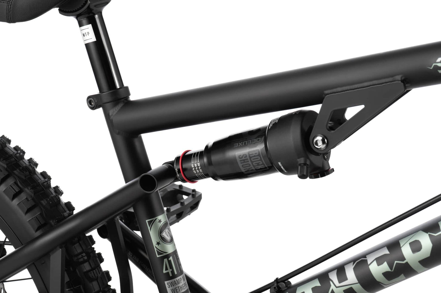 We The People BMX Bikes Matt Black / 21.25 We The People Swamp Master Suspension Bike Matt Black
