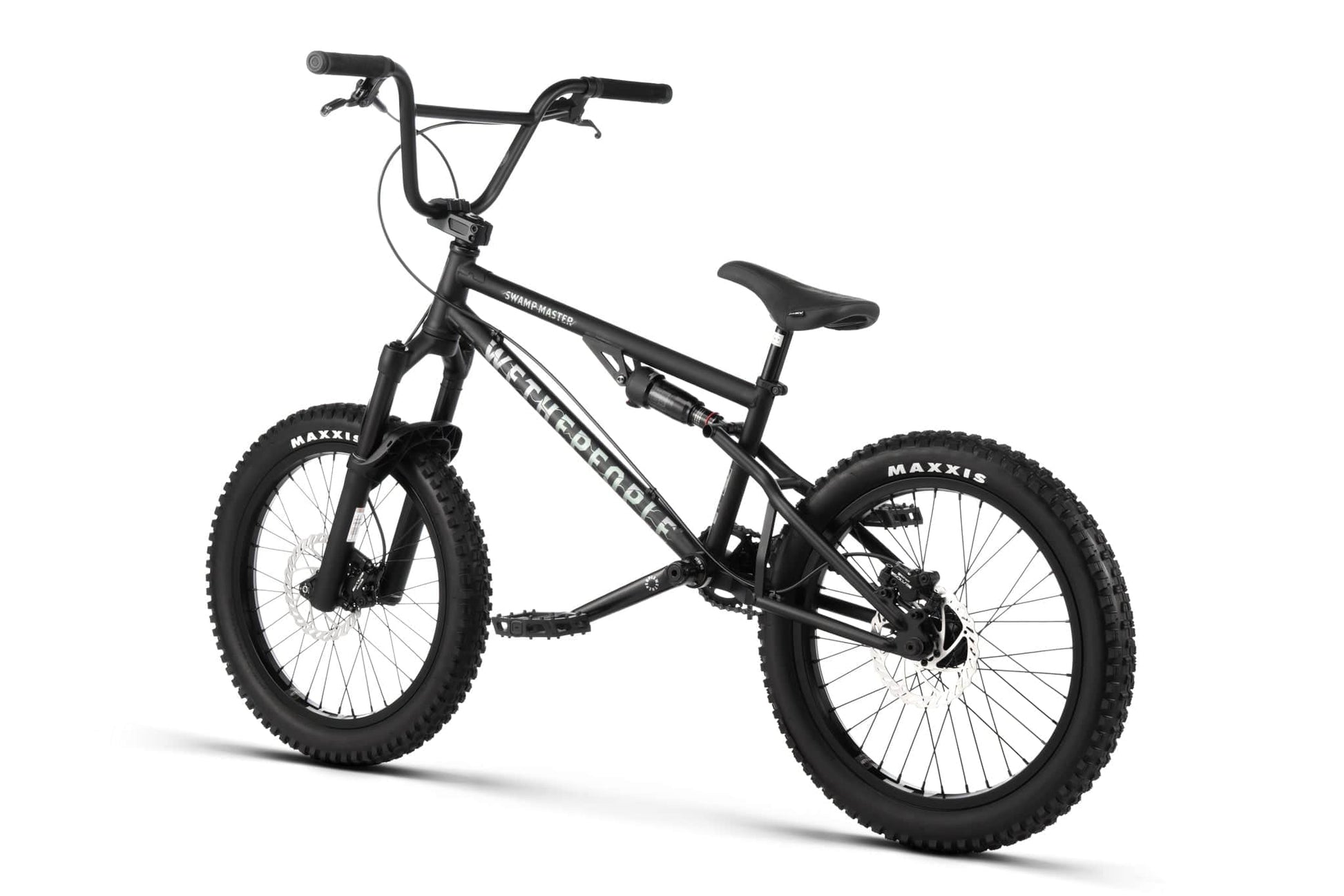 We The People BMX Bikes Matt Black / 21.25 We The People Swamp Master Suspension Bike Matt Black
