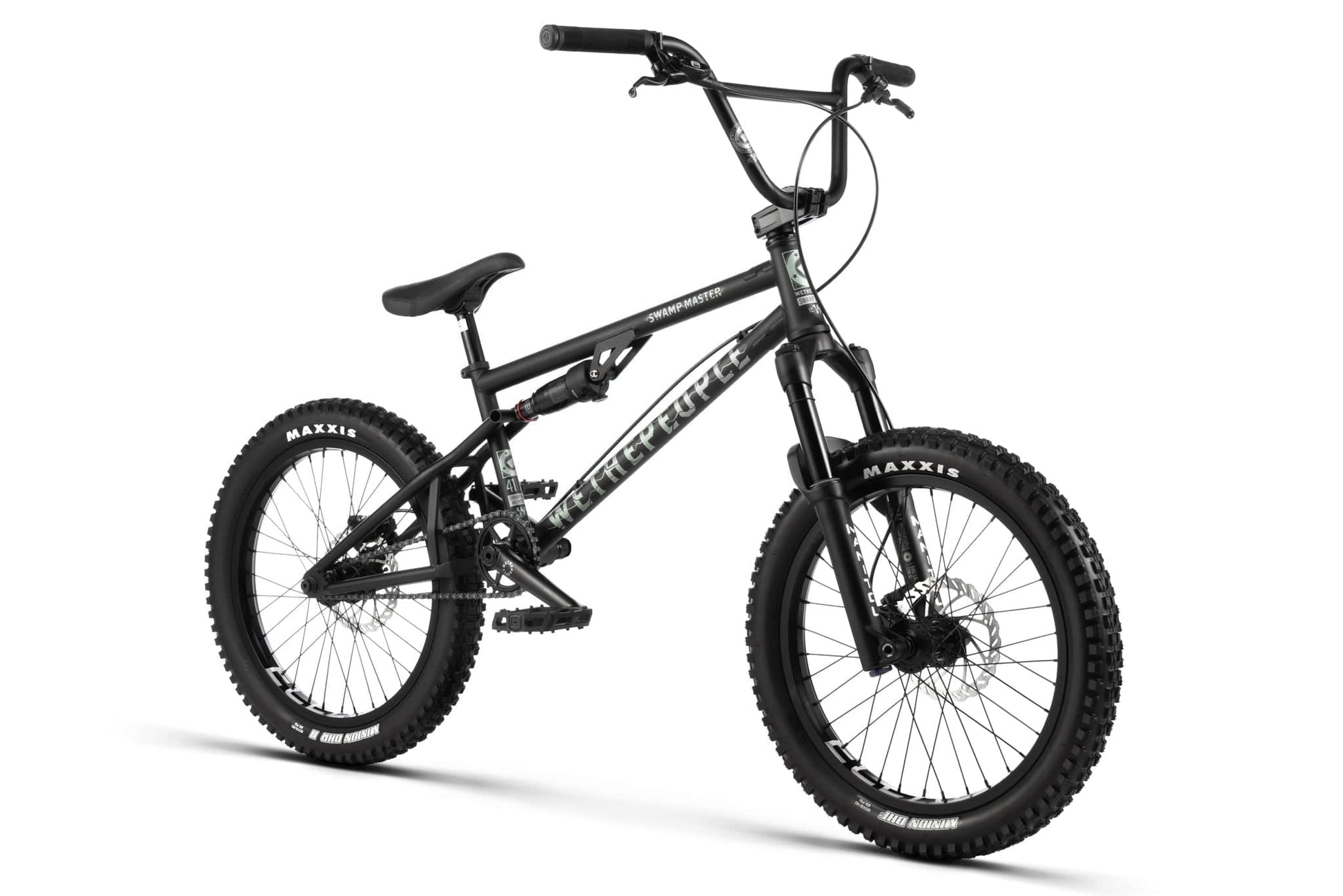 We The People BMX Bikes Matt Black / 21.25 We The People Swamp Master Suspension Bike Matt Black