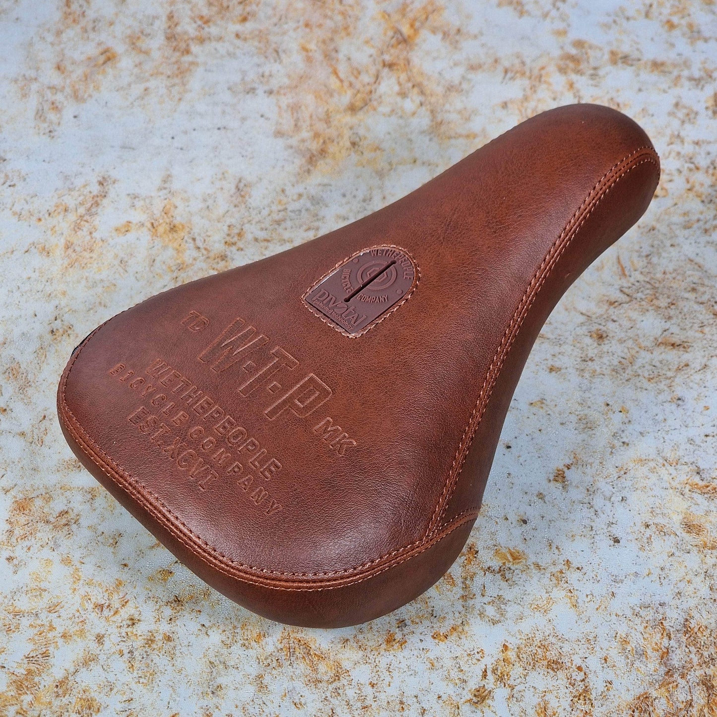 We The People BMX Parts We The People Team Pivotal Seat Fat Leather Brown