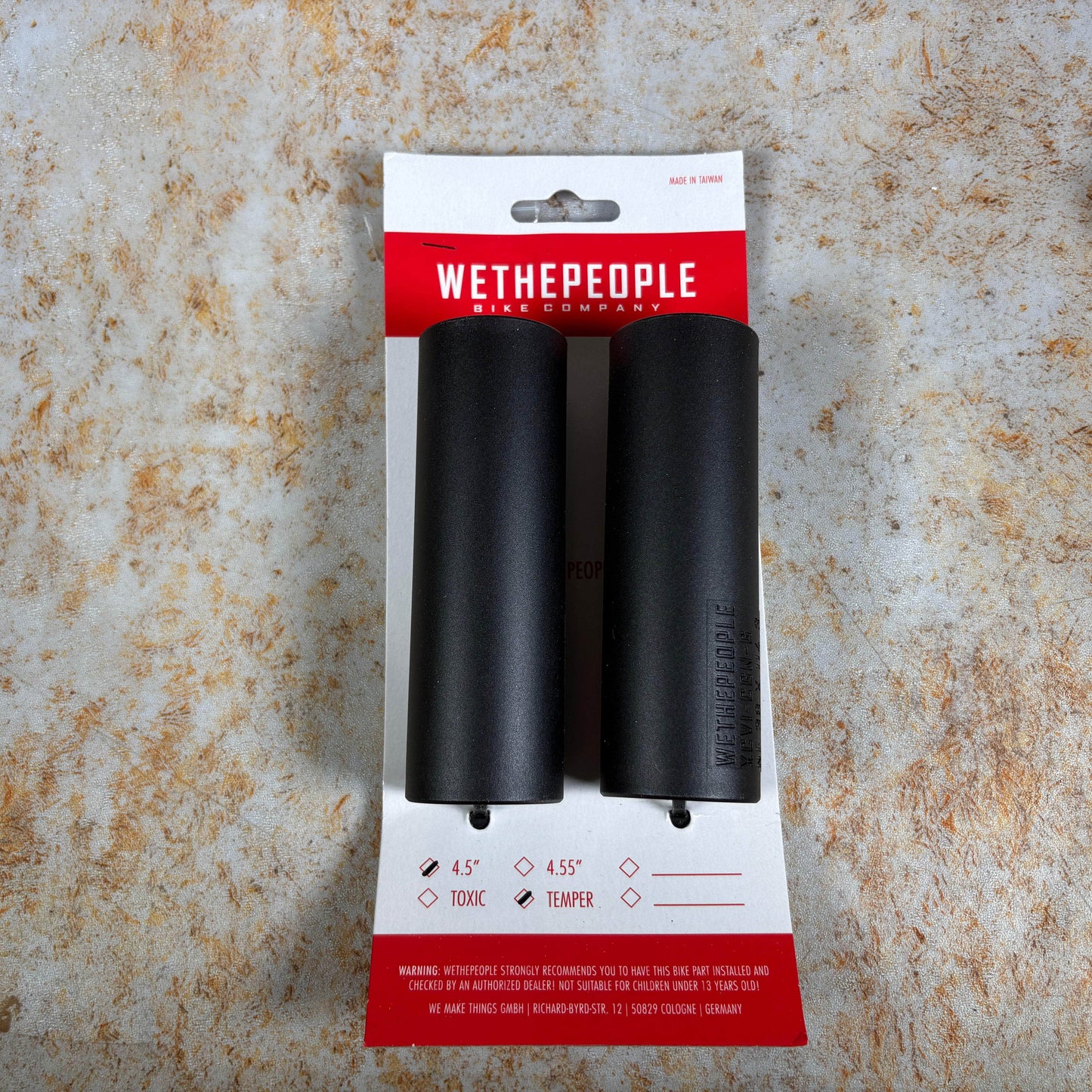 We The People BMX Parts Black We The People Temper Nylon Pegs Pair