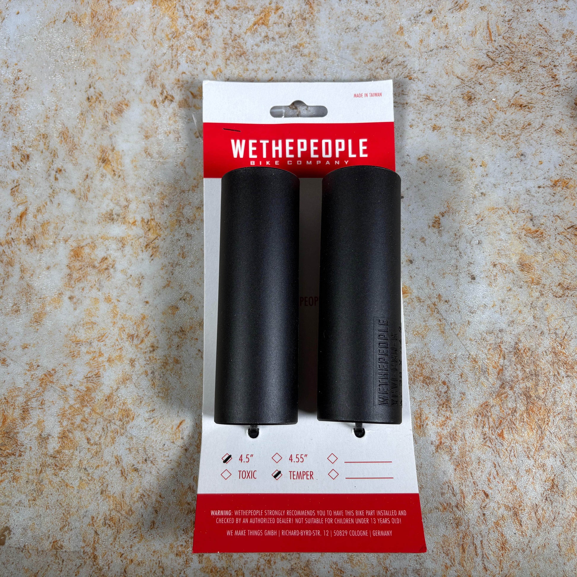 We The People BMX Parts Black We The People Temper Nylon Pegs Pair